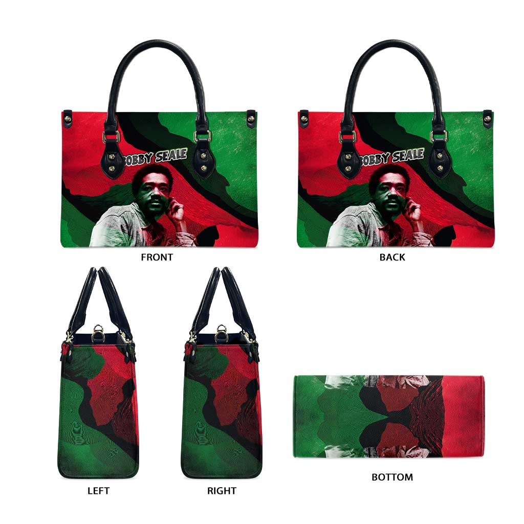 Bobby Seale Leather Bag Black Panther Logo Revolutionary Civil Rights Movement Tribute - Wonder Print Shop