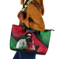 Bobby Seale Leather Tote Bag Black Panther Logo Revolutionary Civil Rights Movement Tribute - Wonder Print Shop