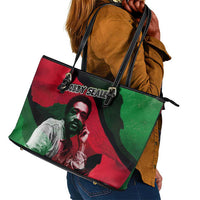 Bobby Seale Leather Tote Bag Black Panther Logo Revolutionary Civil Rights Movement Tribute - Wonder Print Shop