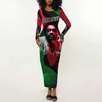 Bobby Seale Long Sleeve Bodycon Dress Black Panther Logo Revolutionary Civil Rights Movement Tribute - Wonder Print Shop