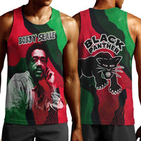 Bobby Seale Men Tank Top Black Panther Logo Revolutionary Civil Rights Movement Tribute - Wonder Print Shop