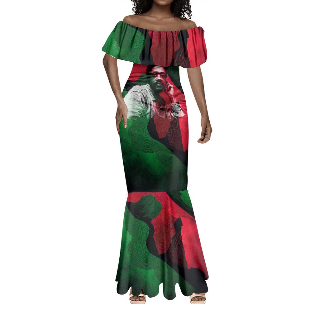 Bobby Seale Mermaid Dress Black Panther Logo Revolutionary Civil Rights Movement Tribute - Wonder Print Shop