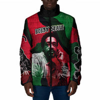 Bobby Seale Padded Jacket Black Panther Logo Revolutionary Civil Rights Movement Tribute - Wonder Print Shop