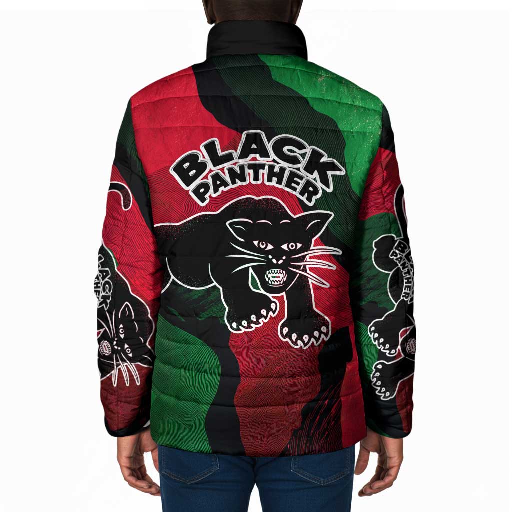 Bobby Seale Padded Jacket Black Panther Logo Revolutionary Civil Rights Movement Tribute - Wonder Print Shop