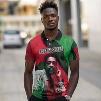 Bobby Seale Polo Shirt Black Panther Logo Revolutionary Civil Rights Movement Tribute - Wonder Print Shop