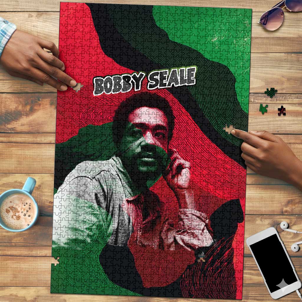 Bobby Seale Puzzle Black Panther Logo Revolutionary Civil Rights Movement Tribute - Wonder Print Shop