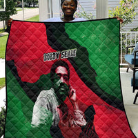 Bobby Seale Quilt Black Panther Logo Revolutionary Civil Rights Movement Tribute - Wonder Print Shop