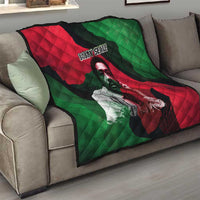 Bobby Seale Quilt Black Panther Logo Revolutionary Civil Rights Movement Tribute - Wonder Print Shop