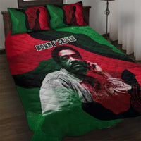 Bobby Seale Quilt Bed Set Black Panther Logo Revolutionary Civil Rights Movement Tribute - Wonder Print Shop