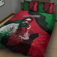 Bobby Seale Quilt Bed Set Black Panther Logo Revolutionary Civil Rights Movement Tribute - Wonder Print Shop