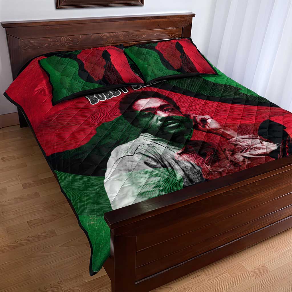 Bobby Seale Quilt Bed Set Black Panther Logo Revolutionary Civil Rights Movement Tribute - Wonder Print Shop