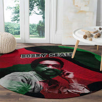 Bobby Seale Round Carpet Black Panther Logo Revolutionary Civil Rights Movement Tribute - Wonder Print Shop