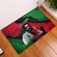 Bobby Seale Rubber Doormat Black Panther Logo Revolutionary Civil Rights Movement Tribute - Wonder Print Shop