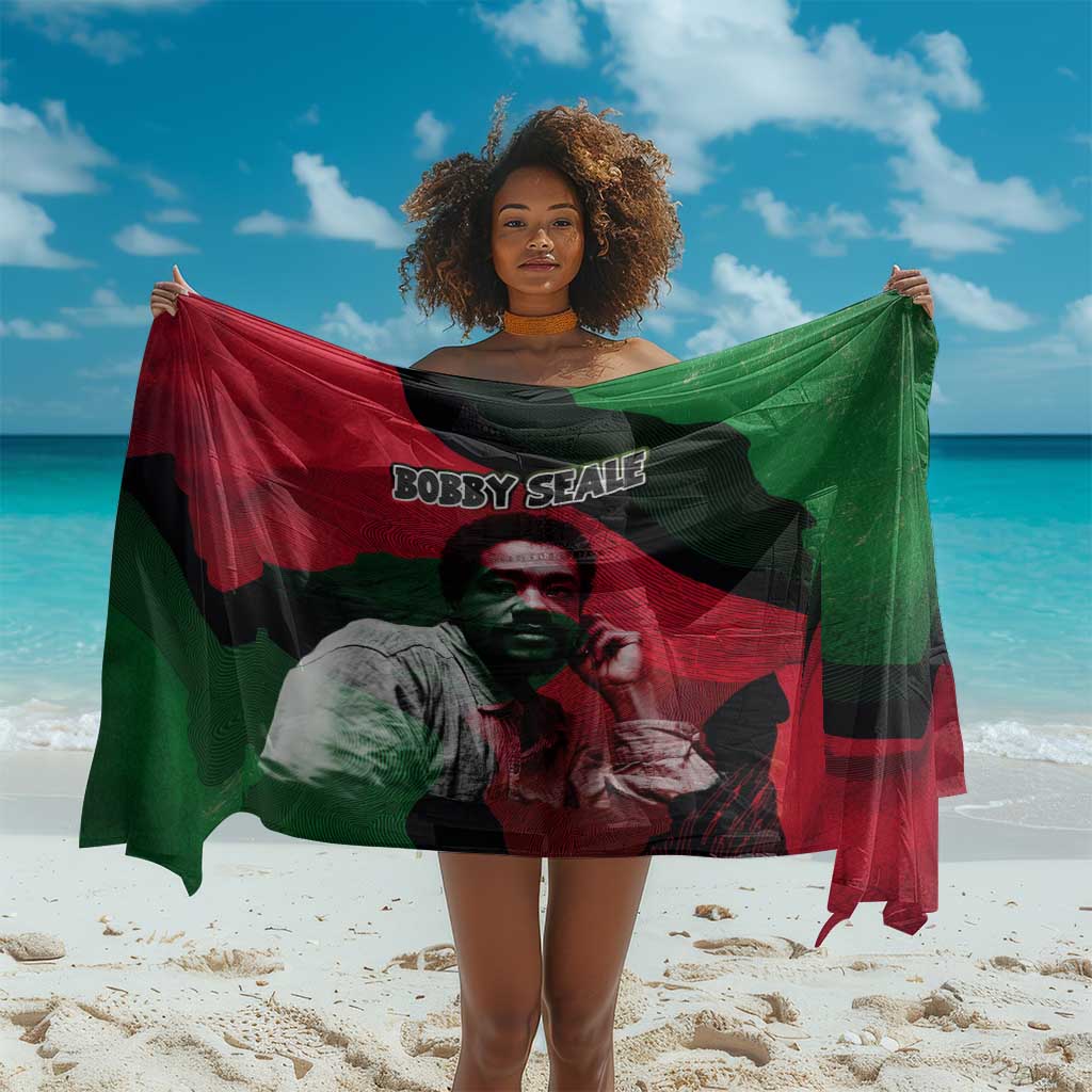 Bobby Seale Sarong Black Panther Logo Revolutionary Civil Rights Movement Tribute - Wonder Print Shop