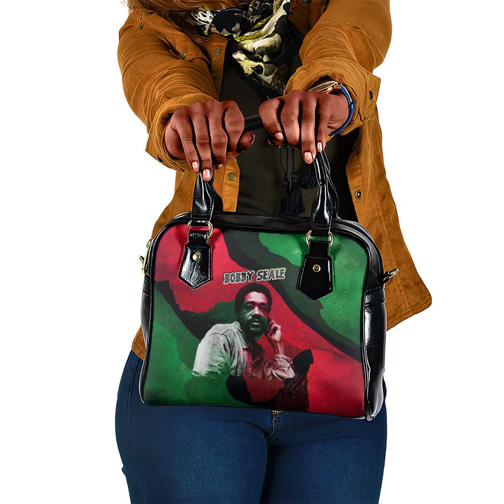 Bobby Seale Shoulder Handbag Black Panther Logo Revolutionary Civil Rights Movement Tribute - Wonder Print Shop