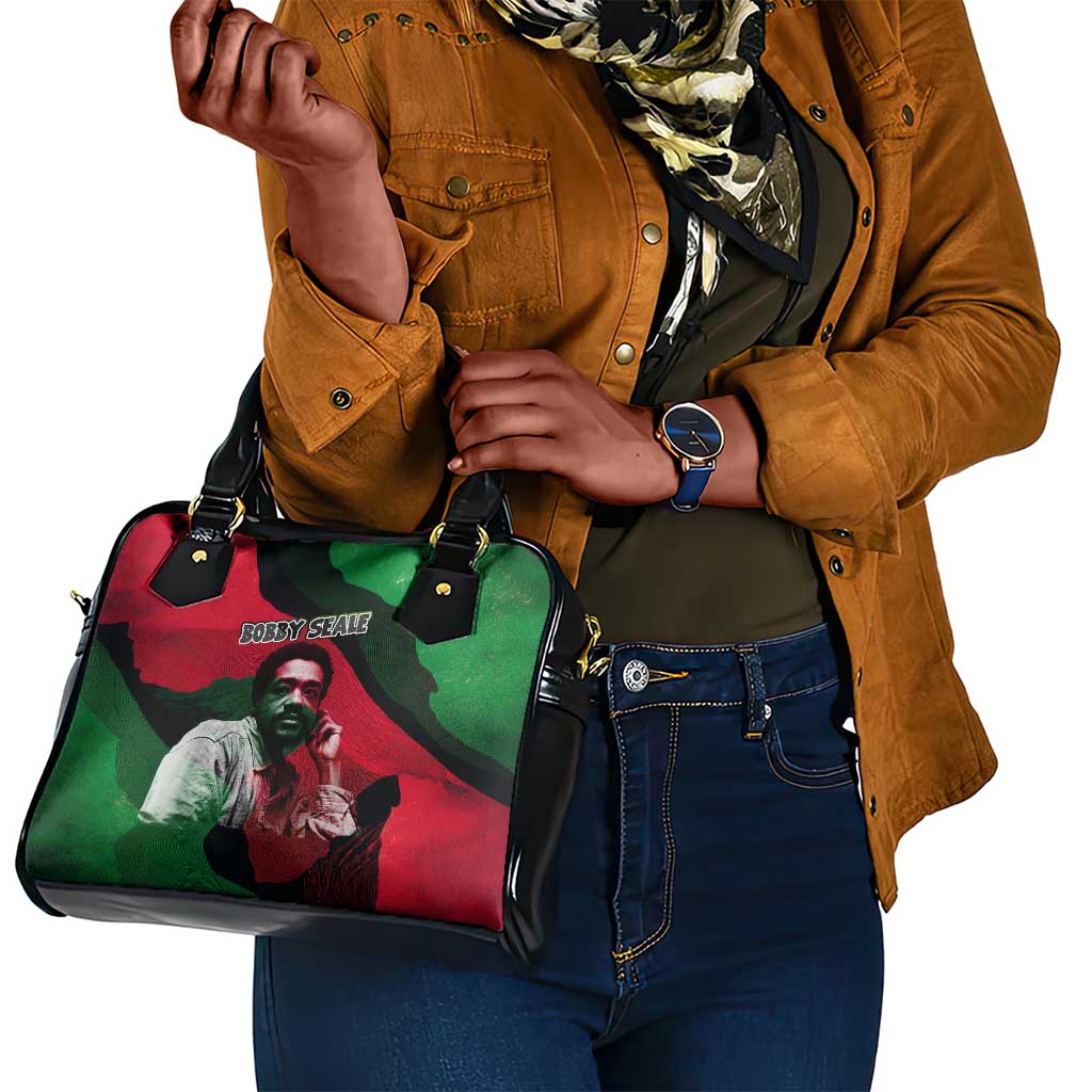 Bobby Seale Shoulder Handbag Black Panther Logo Revolutionary Civil Rights Movement Tribute - Wonder Print Shop