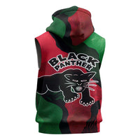 Bobby Seale Sleeveless Hoodie Black Panther Logo Revolutionary Civil Rights Movement Tribute - Wonder Print Shop