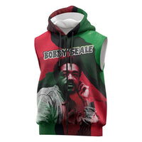Bobby Seale Sleeveless Zip Hoodie Black Panther Logo Revolutionary Civil Rights Movement Tribute - Wonder Print Shop