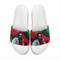 Bobby Seale Slide Sandals Black Panther Logo Revolutionary Civil Rights Movement Tribute - Wonder Print Shop