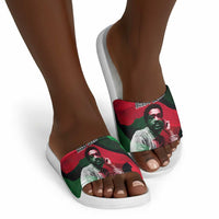 Bobby Seale Slide Sandals Black Panther Logo Revolutionary Civil Rights Movement Tribute - Wonder Print Shop