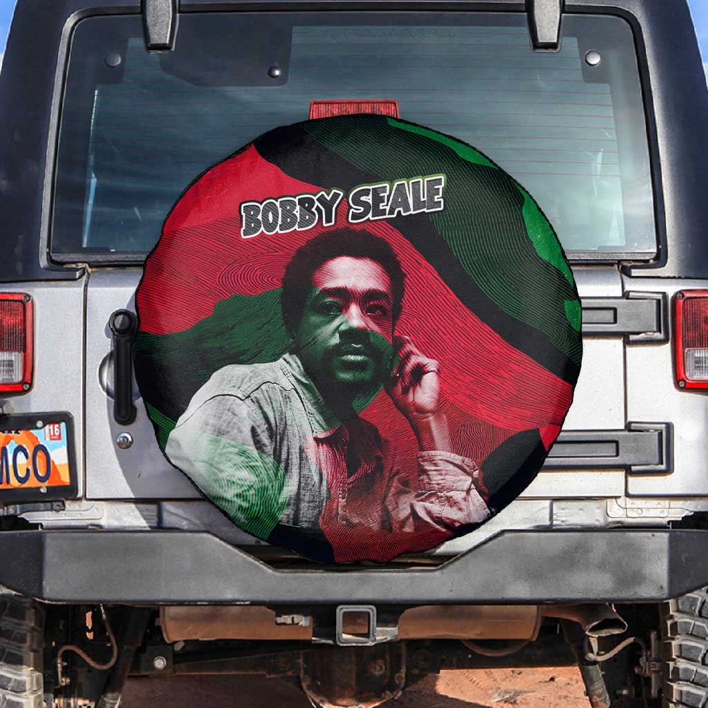 Bobby Seale Spare Tire Cover Black Panther Logo Revolutionary Civil Rights Movement Tribute - Wonder Print Shop