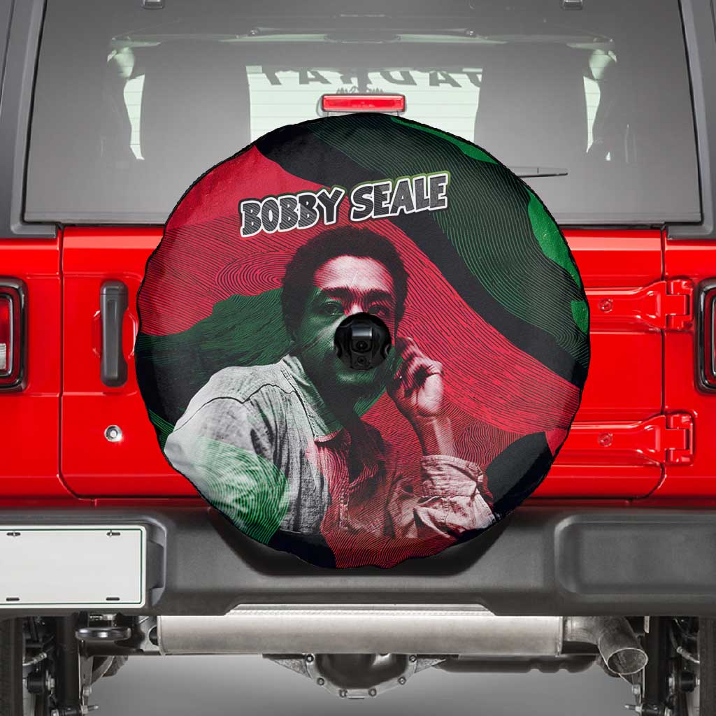 Bobby Seale Spare Tire Cover Black Panther Logo Revolutionary Civil Rights Movement Tribute - Wonder Print Shop