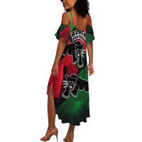 Bobby Seale Summer Maxi Dress Black Panther Logo Revolutionary Civil Rights Movement Tribute - Wonder Print Shop