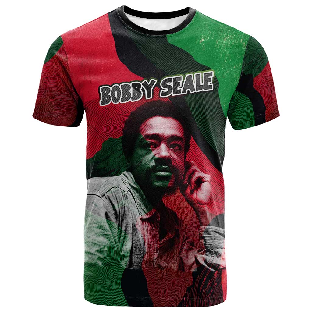 Bobby Seale T shirt Black Panther Logo Revolutionary Civil Rights Movement Tribute - Wonder Print Shop