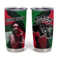 Bobby Seale Tumbler Cup Black Panther Logo Revolutionary Civil Rights Movement Tribute - Wonder Print Shop