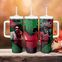 Bobby Seale Tumbler With Handle Black Panther Logo Revolutionary Civil Rights Movement Tribute - Wonder Print Shop