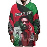 Bobby Seale Wearable Blanket Hoodie Black Panther Logo Revolutionary Civil Rights Movement Tribute - Wonder Print Shop