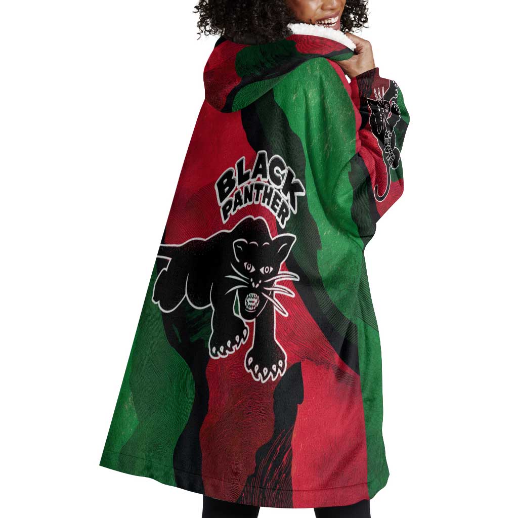 Bobby Seale Wearable Blanket Hoodie Black Panther Logo Revolutionary Civil Rights Movement Tribute - Wonder Print Shop
