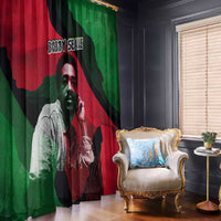 Bobby Seale Window Curtain Black Panther Logo Revolutionary Civil Rights Movement Tribute - Wonder Print Shop