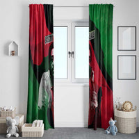 Bobby Seale Window Curtain Black Panther Logo Revolutionary Civil Rights Movement Tribute - Wonder Print Shop
