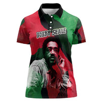 Bobby Seale Women Polo Shirt Black Panther Logo Revolutionary Civil Rights Movement Tribute - Wonder Print Shop