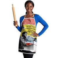 Bobby Seale Apron Torn Paper Collage Design Solidarity Quote Powerful Speech Artwork Civil Rights - Wonder Print Shop