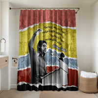 Bobby Seale Bathroom Set Torn Paper Collage Design Solidarity Quote Powerful Speech Artwork Civil Rights - Wonder Print Shop