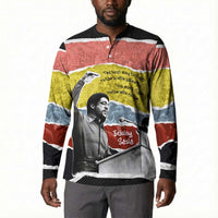 Bobby Seale Button Sweatshirt Torn Paper Collage Design Solidarity Quote Powerful Speech Artwork Civil Rights