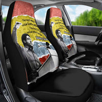 Bobby Seale Car Seat Cover Torn Paper Collage Design Solidarity Quote Powerful Speech Artwork Civil Rights - Wonder Print Shop