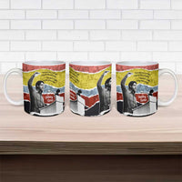 Bobby Seale Ceramic Mug Torn Paper Collage Design Solidarity Quote Powerful Speech Artwork Civil Rights - Wonder Print Shop