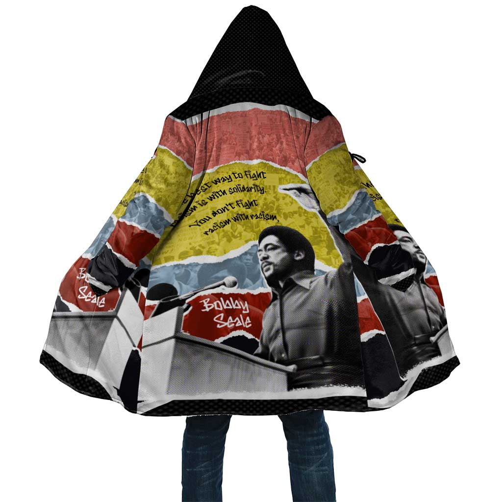 Bobby Seale Cloak Torn Paper Collage Design Solidarity Quote Powerful Speech Artwork Civil Rights - Wonder Print Shop