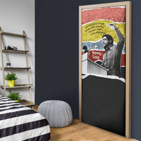 Bobby Seale Door Cover Torn Paper Collage Design Solidarity Quote Powerful Speech Artwork Civil Rights - Wonder Print Shop