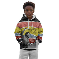 Bobby Seale Kid Hoodie Torn Paper Collage Design Solidarity Quote Powerful Speech Artwork Civil Rights - Wonder Print Shop