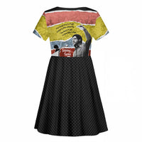 Bobby Seale Kid Short Sleeve Dress Torn Paper Collage Design Solidarity Quote Powerful Speech Artwork Civil Rights - Wonder Print Shop