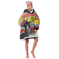Bobby Seale Kid Wearable Blanket Hoodie Torn Paper Collage Design Solidarity Quote Powerful Speech Artwork Civil Rights - Wonder Print Shop