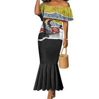 Bobby Seale Mermaid Dress Torn Paper Collage Design Solidarity Quote Powerful Speech Artwork Civil Rights - Wonder Print Shop