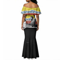 Bobby Seale Mermaid Dress Torn Paper Collage Design Solidarity Quote Powerful Speech Artwork Civil Rights - Wonder Print Shop