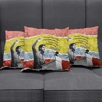 Bobby Seale Pillow Cover Torn Paper Collage Design Solidarity Quote Powerful Speech Artwork Civil Rights - Wonder Print Shop