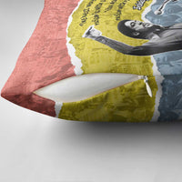 Bobby Seale Pillow Cover Torn Paper Collage Design Solidarity Quote Powerful Speech Artwork Civil Rights - Wonder Print Shop