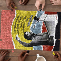 Bobby Seale Puzzle Torn Paper Collage Design Solidarity Quote Powerful Speech Artwork Civil Rights - Wonder Print Shop